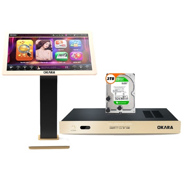 Đầu Karaoke OKara M10i 3TB + Màn hình 21.5inch