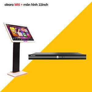 Đầu Karaoke Okara M15 + Ổ cứng 4TB + Màn hình 21.5 inch