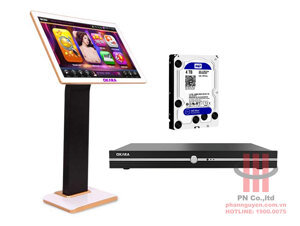 Đầu Karaoke Okara M15 + Ổ cứng 4TB + Màn hình 21.5 inch