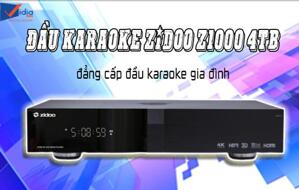 Đầu karaoke Zidoo Z1000 4K Ổ Cứng 4TB
