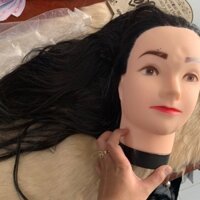 Đầu ken cắt tóc đầu ken tóc nam đế đen 🥰GIÁ RẺ🥰 ken nilong tập cắt học viên cắt tóc