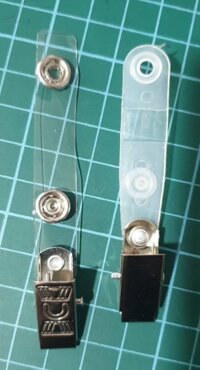 Đầu kẹp bảng tên sắt, Inox nhựa đục