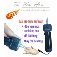 Đầu kẹp inox cao cấp rãnh sâu sạch lông trong 3phut thay thế mã máy nhổ lông cầm tay Fungo,đầu kẹp dễ tháo lắp