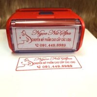 Dấu khắc tên shop Shiny