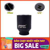 Đầu khẩu, đầu tuýp mở ốc size lớn 36mm dài 78mm dùng cho đầu bulong 1/2 (màu đen)