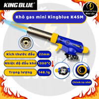 Đầu khò gas mini Kingblue K45M có vòng chỉnh Oxy, đèn khò gas - Hàng chính hãng