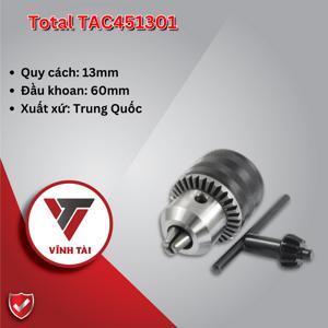 Đầu khoan (có răng cưa) Total TAC451301, 13mm