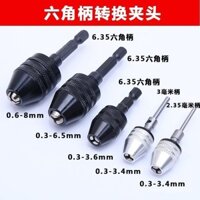Đầu khoan hex Shank, đầu khoan điện, đầu cặp ba hàm, bộ chuyển đổi đầu khoan tròn, chuyển đổi đầu khoan xoắn cho máy mài điện