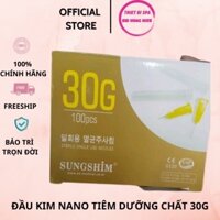 ĐẦU KIM 30G- 4MM / Đầu Kim Nano Tiêm Dưỡng Chất 30G / Tiêm Tinh Chất [ Hộp 100 KIM ]