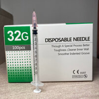 Đầu kim 32G tiêm dưỡng chất - 4mm,13mm [Hộp 100 kim]