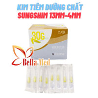 Đầu Kim Tiêm 30G - 4mm và 30G - 13mm Hãng SungShim (Ful hộp - 100 kim) (nhiều size lựa chọn)