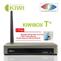 ĐẦU KIWIBOX T+ TẶNG ANTEN DVBT2 LOẠI TỐT KÈM DÂY CÁP - ANDROID BOX TÍCH HỢP ĐẦU THU DVB-T2 XEM TRUYỀN HÌNH SỐ MIỄN PHÍ