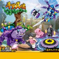 đấu la đại lục mô hình đấu la đại lục móc khoá đấu la đại lục lego đấu la đại lục Giải phóng mặt bằng Douluo Wuhun Luo Sanpao trẻ em bé trai trí tuệ Lắp ráp khối xây dựng đồ chơi lắp ráp hạt nhỏ quà sinh nhật