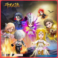 đấu la đại lục mô hình đấu la đại lục móc khoá đấu la đại lục lego đấu la đại lục Đồ trang trí máy tính để bàn nhân vật phản diện của Bangbao Douluo Continental Doll Khối xây dựng xung quanh Wuhun Palace được cấp phép chính hãng