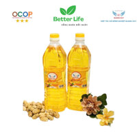 Dầu Lạc 1L [ÉP TỪ LẠC TA] Chứng Nhận OCOP - Dầu Lạc Nguyên Chất - Dầu Phộng Nguyên Chất