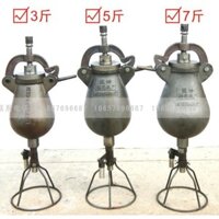 Đầu làm bánh cốm gạo miền tây,cối nung lửa quay tay loại 2.5kg/lần Gang đúc nguyên khối