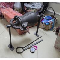 Đầu làm bánh cốm nung lửa miền tây,Đầu nổ bỏng gạo,ngô quay tay bằng gang Loại 3-5-7kg nhập khẩu