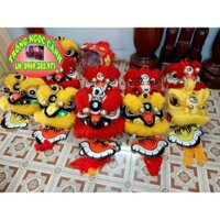 Đầu lân lông cừu vẽ tay cao cấp size 55cm Hàng Trung cỡ lớn Đầu múa lân cho trẻ từ 11 tuổi trở lên