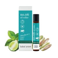 Dầu lăn Sabai Arom Oil Roller 8ml phục hồi sức khỏe