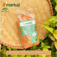 Đậu lăng đỏ hữu cơ Markal 500g làm sữa hạt, nấu chè, soup, cà ri, cho bé ăn dặm