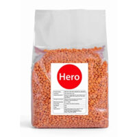 Đậu lăng đỏ không vỏ HERO MASOOR 1kg Chính hãng - Skinless Split Red Lentils HERO MASOOR 1kg