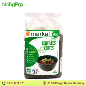 Đậu lăng xanh hữu cơ Markal gói 500g