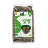 Đậu lăng xanh hữu cơ Markal 500g
