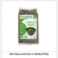 Đậu lăng xanh hữu cơ markal 500g