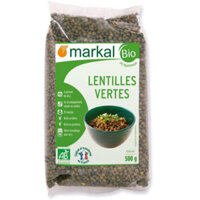 Đậu lăng xanh hữu cơ Markal 500g