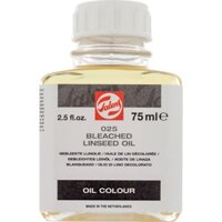 Dầu lanh được tẩy (Bleached Linseed Oil) Royal Talens No.025 chai 75ml dùng cho sơn dầu