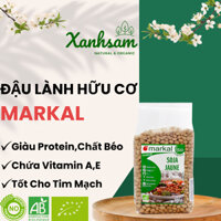 ĐẬU LÀNH HỮU CƠ NGUYÊN HẠT - 500gr - MARKAL - EU ORGANIC - XANHSAM NATURAL & ORGANIC.