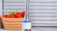 Đầu lọc nước gắn vòi trực tiếp thiết kế đa năng xoay 360 độ, Đầu lọc ngắn 7cm