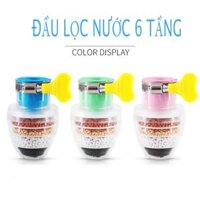 Đầu Lọc Nước Trực Tiếp Tại Vòi 6 Tầng Lọc Có Co Tăng Giảm Gắn Được Mọi Loại Vòi  Giao Màu Ngẫu Nhiên