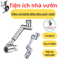 Đầu Lọc Vòi Nước,Đầu Vòi Xoay Tròn Tiện Lợi 1440° Đầu Nối Dài Vòi Nước Bồn Rửa Chén Tiện Lợi.