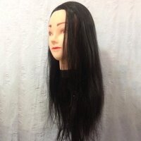 Đầu Ma Nơ Canh Tập Cắt Tóc 100% Tóc Giả