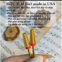 Đầu mài 5 in 1 USA mài khoé gel bột, chân móng úp