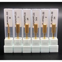 Đầu mài Mỹ vàng- mài mịn, mài khoé,phá và siêu phá bột gel