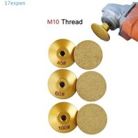 Đầu mài phẳng EXPEN, 45 / 60 / 100 # Hàn cạnh hàn đánh bóng mài mòn, Cắt tỉa gạch hiệu quả Karborundum + Kim loại 2 inch Hồ sơ mài đá cẩm thạch M10 Thread