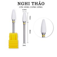 Đầu mài sứ mịn móng tay nail