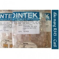 Đầu mạng Cat 6 Dintek (100 đầu), chính hãng