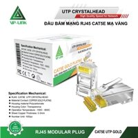 ĐẦU MẠNG RJ45 VSP GOLD CAT 5 (100pcs) - FULL BOX