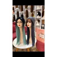 Đầu manocanh đội tóc giả cao cấp(cao 60cm)