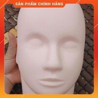 Đầu manocanh học massage, nối mi