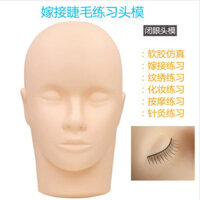 Đầu Manocanh Silicon Tập Nối Mi - Mô Hình Massage & Thực Hành Cho Học Viên