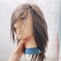 Đầu ManoCanh tóc nam dành cho học viên tập cắt barber tóc dài và dày (tóc giả)