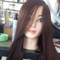 ĐẦU MANOCANH TÓC THẬT 80%