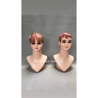 Đầu manocanh trẻ em đội nón, đưo kính chất liệu nhựa composite cao cấp bền đẹp (ảnh thật) p