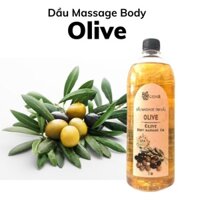 Dầu Massage Body Tinh Dầu OLIVE chuyên dùng Spa ACENA 1000ml Dưỡng Da Mềm Mịn