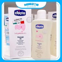 Dầu Massage Chicco 200ml Chiết Xuất Cám Gạo cho bé 0M+ | Minizon Kids