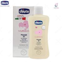 Dầu massage Chicco chiết xuất cám gạo 200ml cho bé từ 0M+